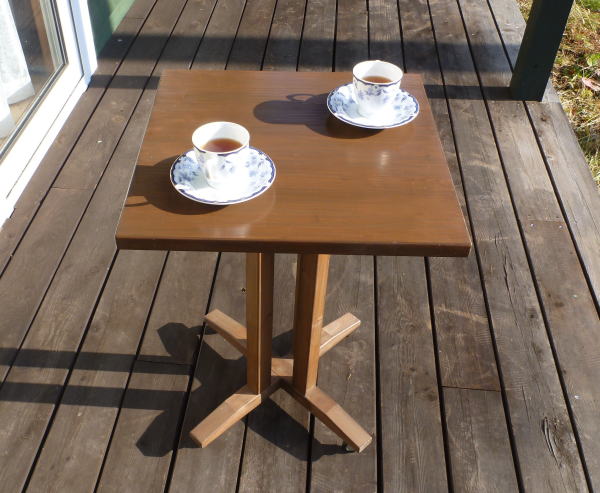 DIYで作ったコーヒーテーブル
