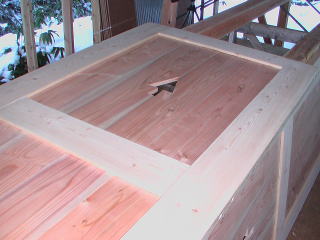 DIYで作った木製建具