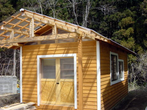 DIYで作った10坪の小屋　費用60万円