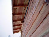 木製物置小屋の外壁